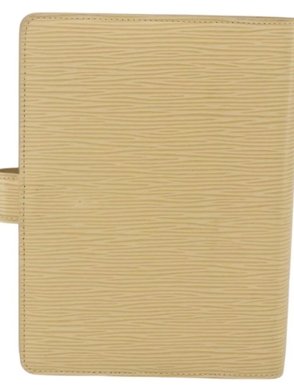 LOUIS VUITTON Epi Agenda MM Day Planner Cover Vanilla R2004A LV Auth 163109